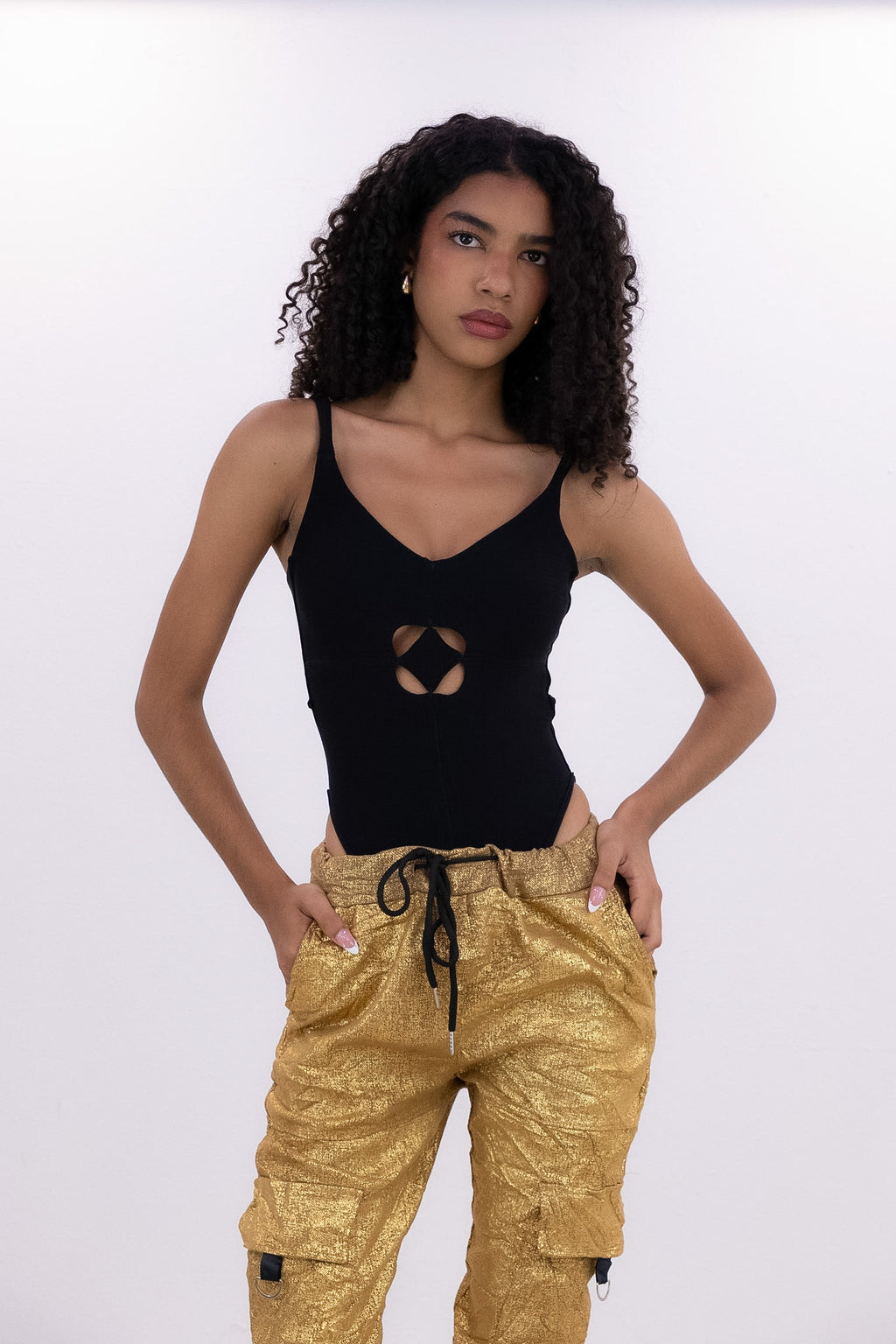Golden Cargo Pants