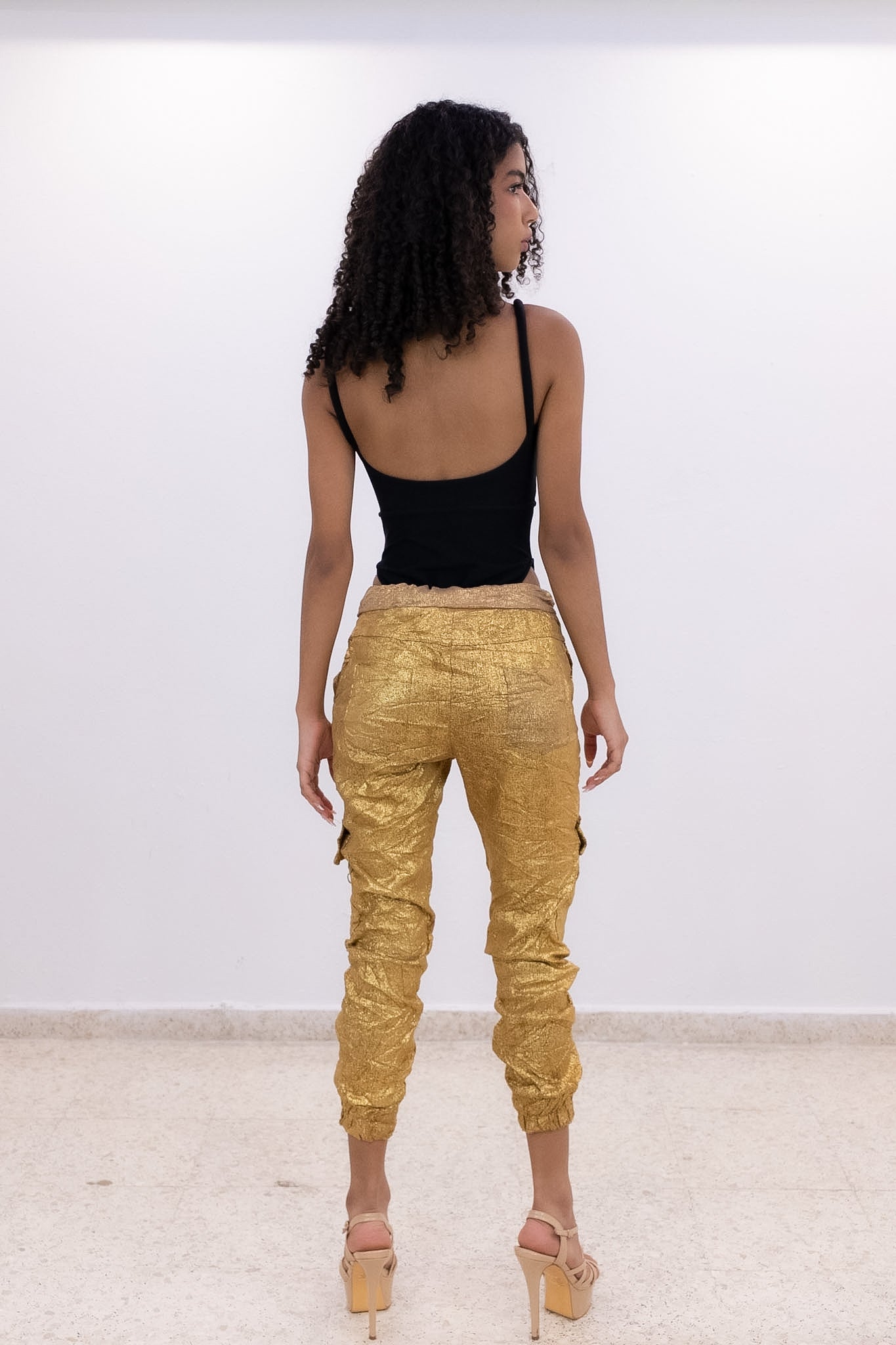 Golden Cargo Pants