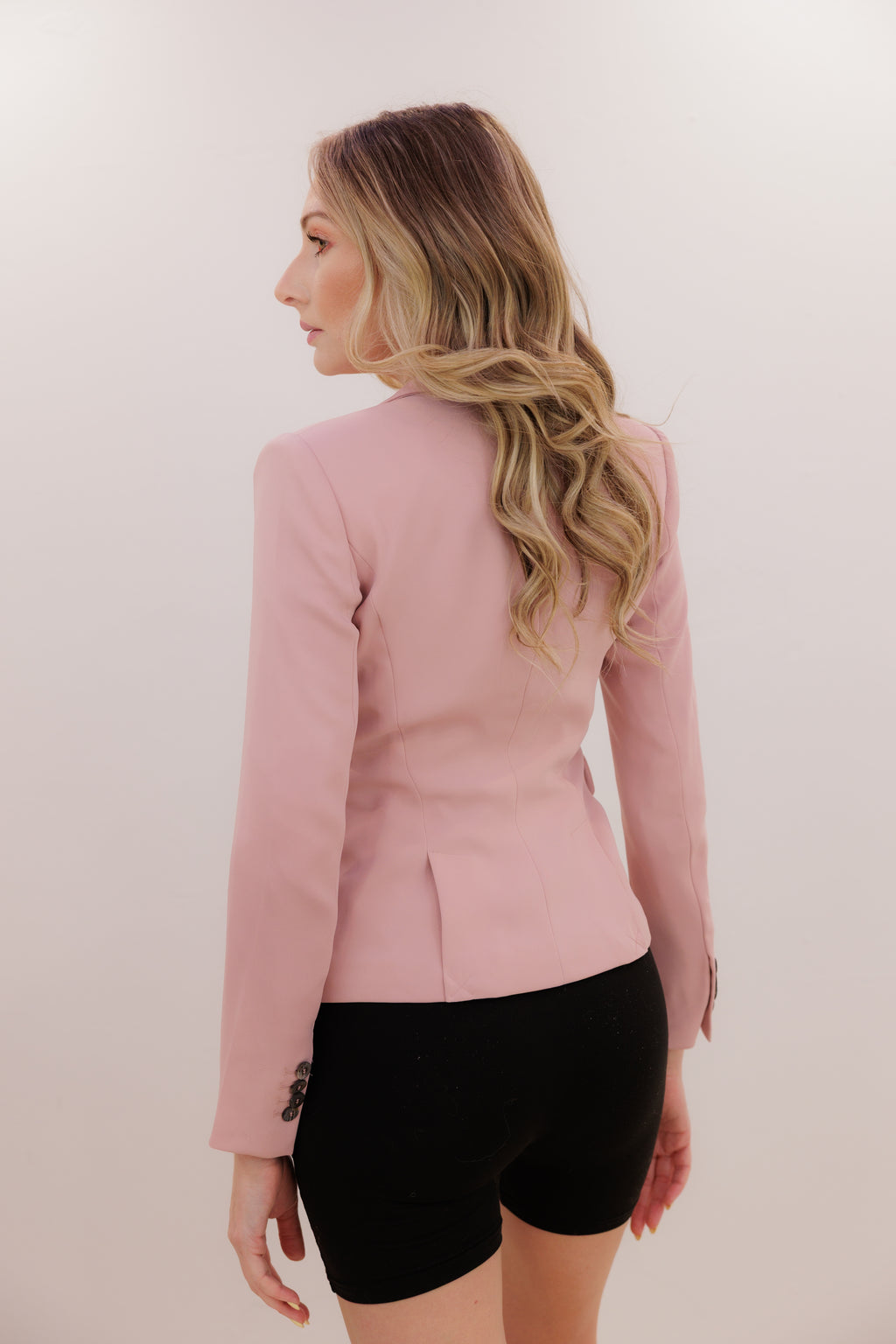 Blush Elegance Blazer