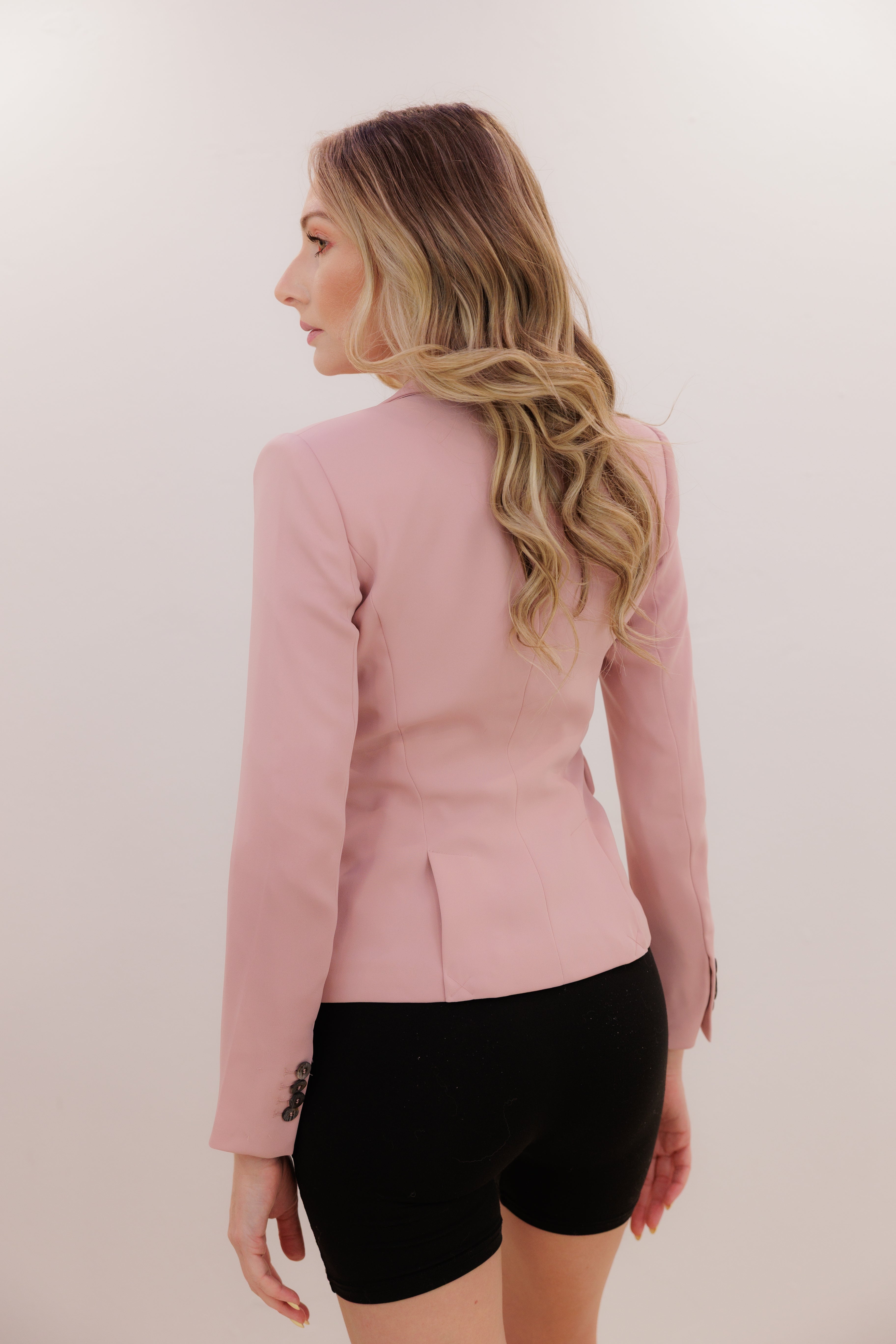Blush Elegance Blazer