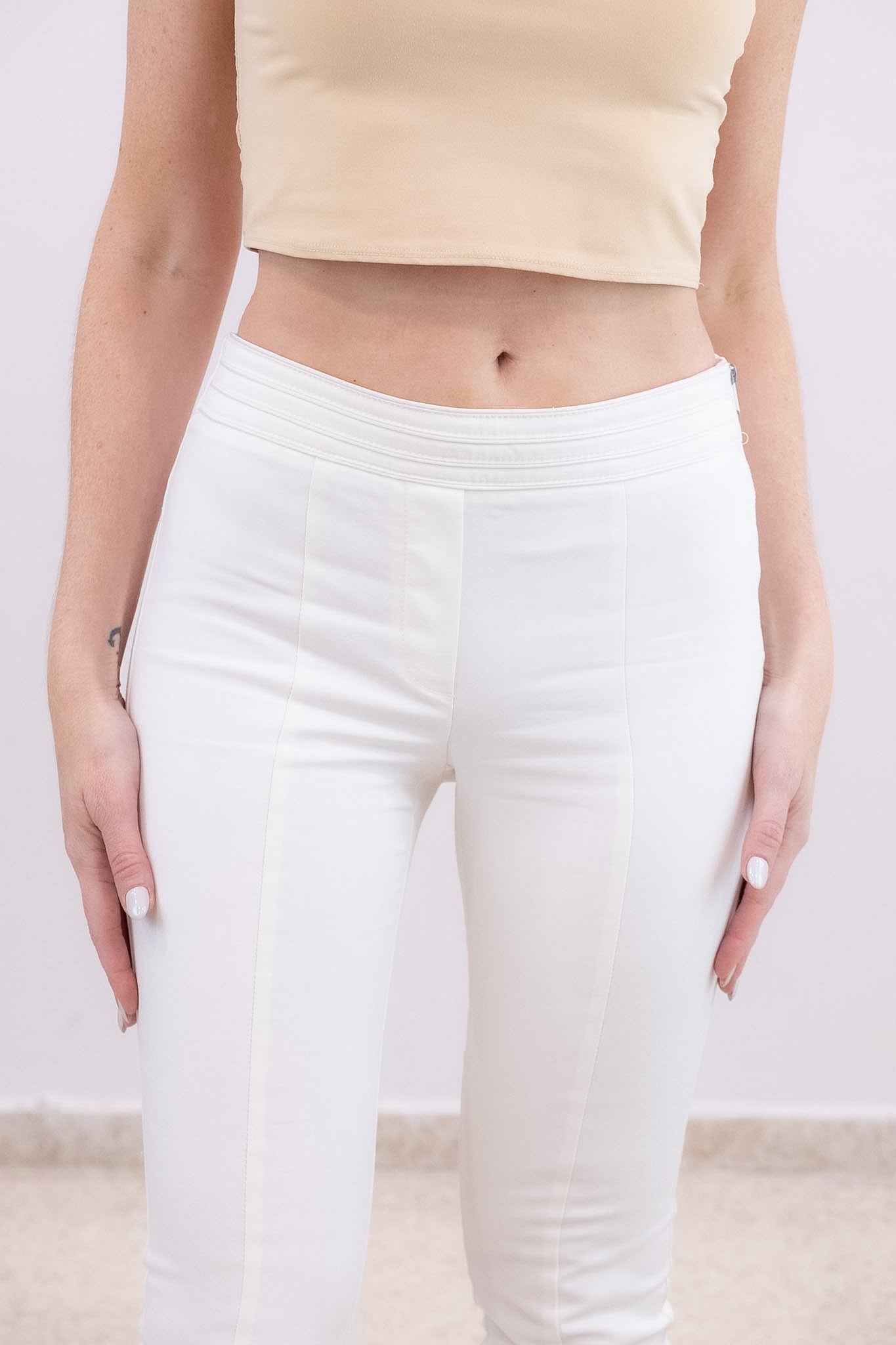 Ivory Sculpt Pants
