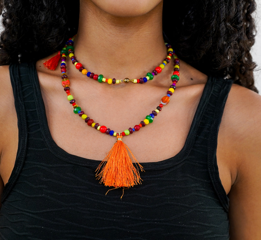 Fiesta Tassel Necklace