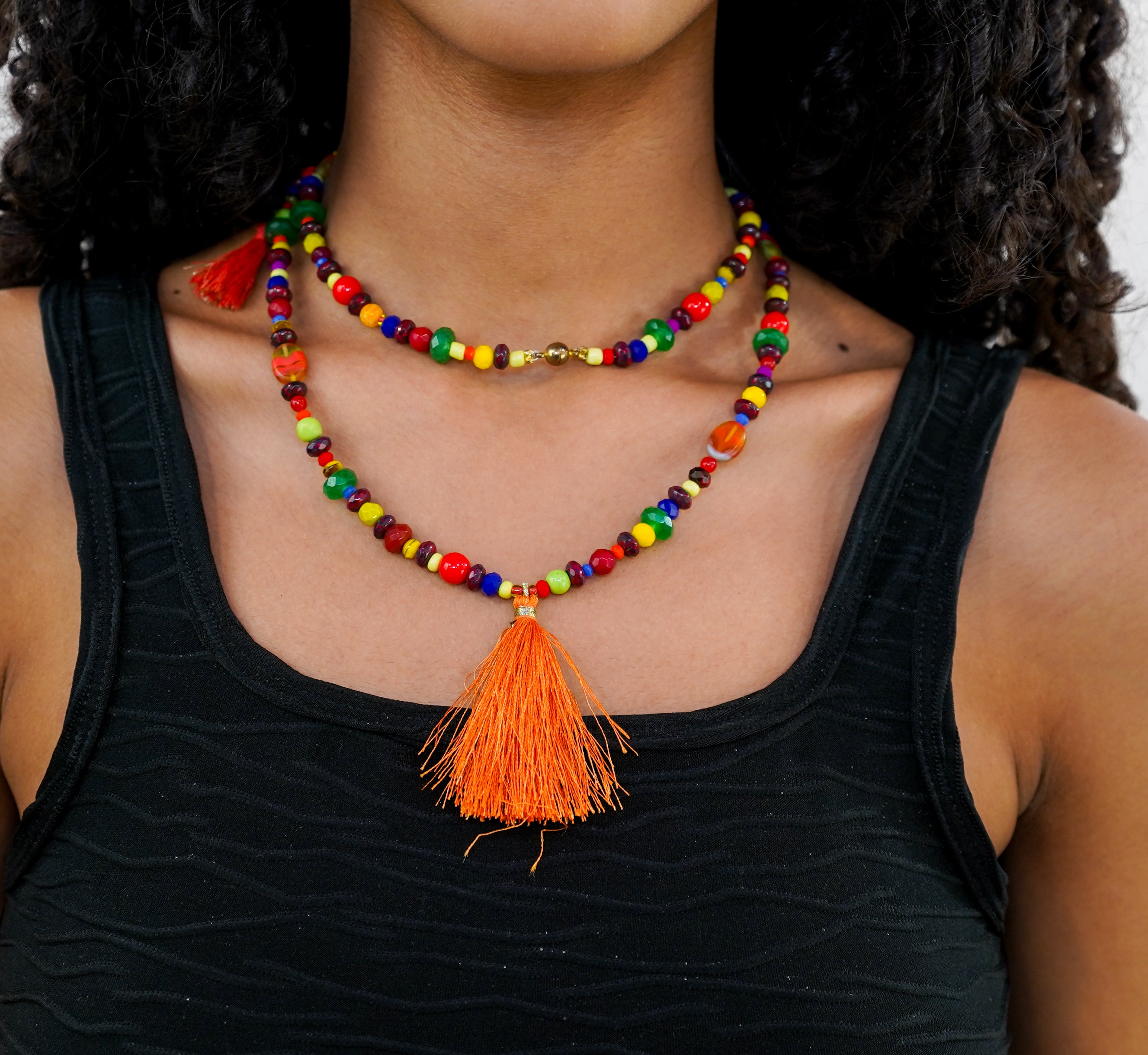 Fiesta Tassel Necklace
