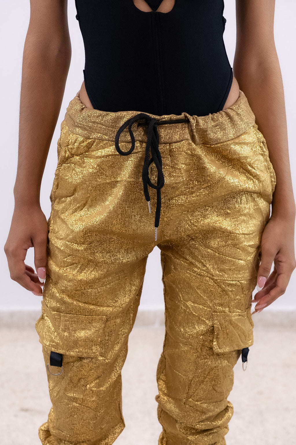 Golden Cargo Pants