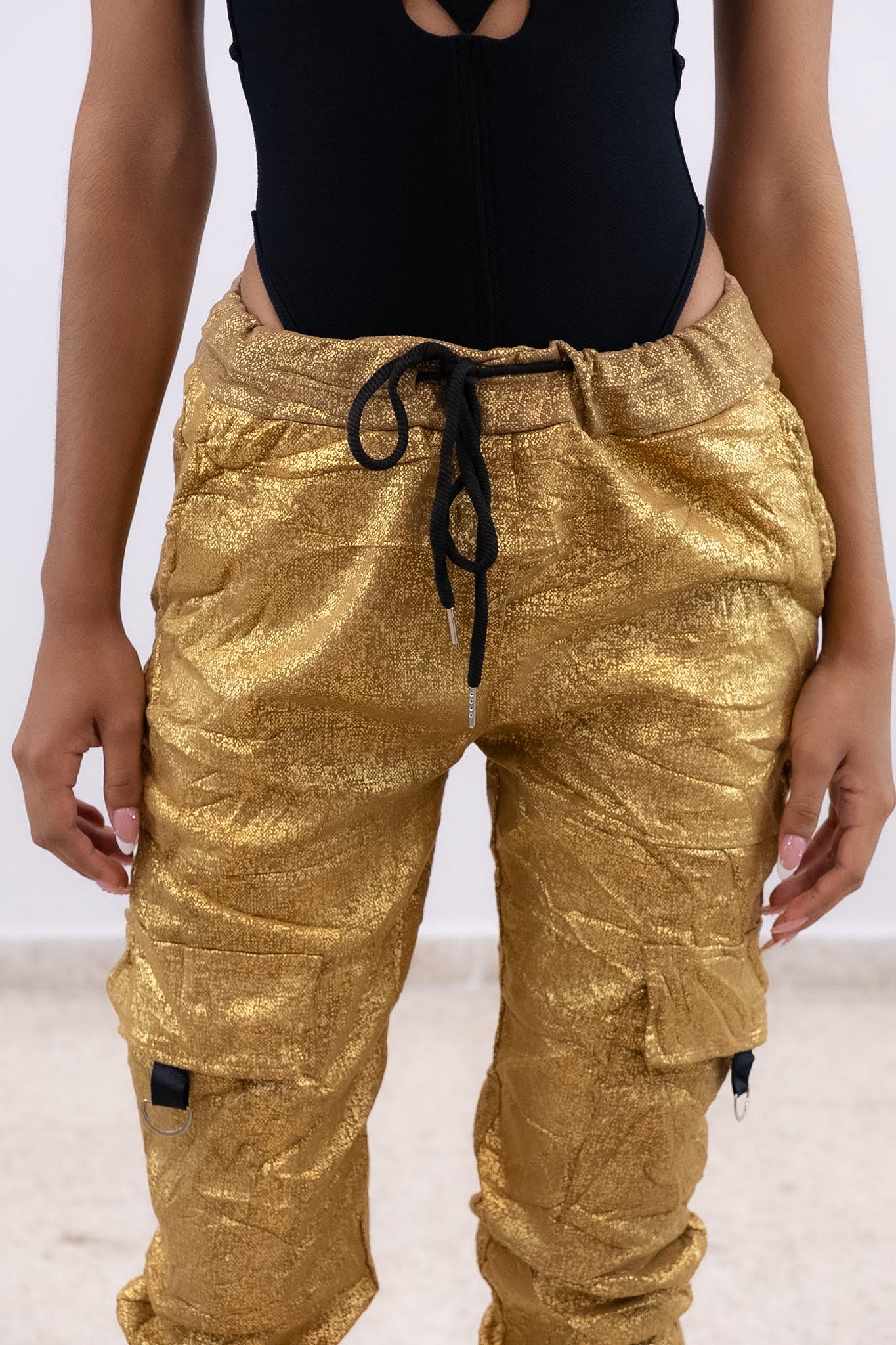 Golden Cargo Pants