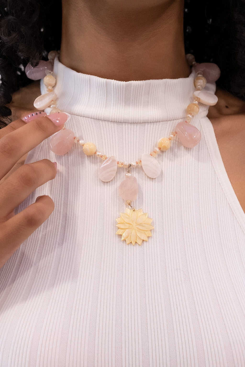 Blush Bloom Necklace