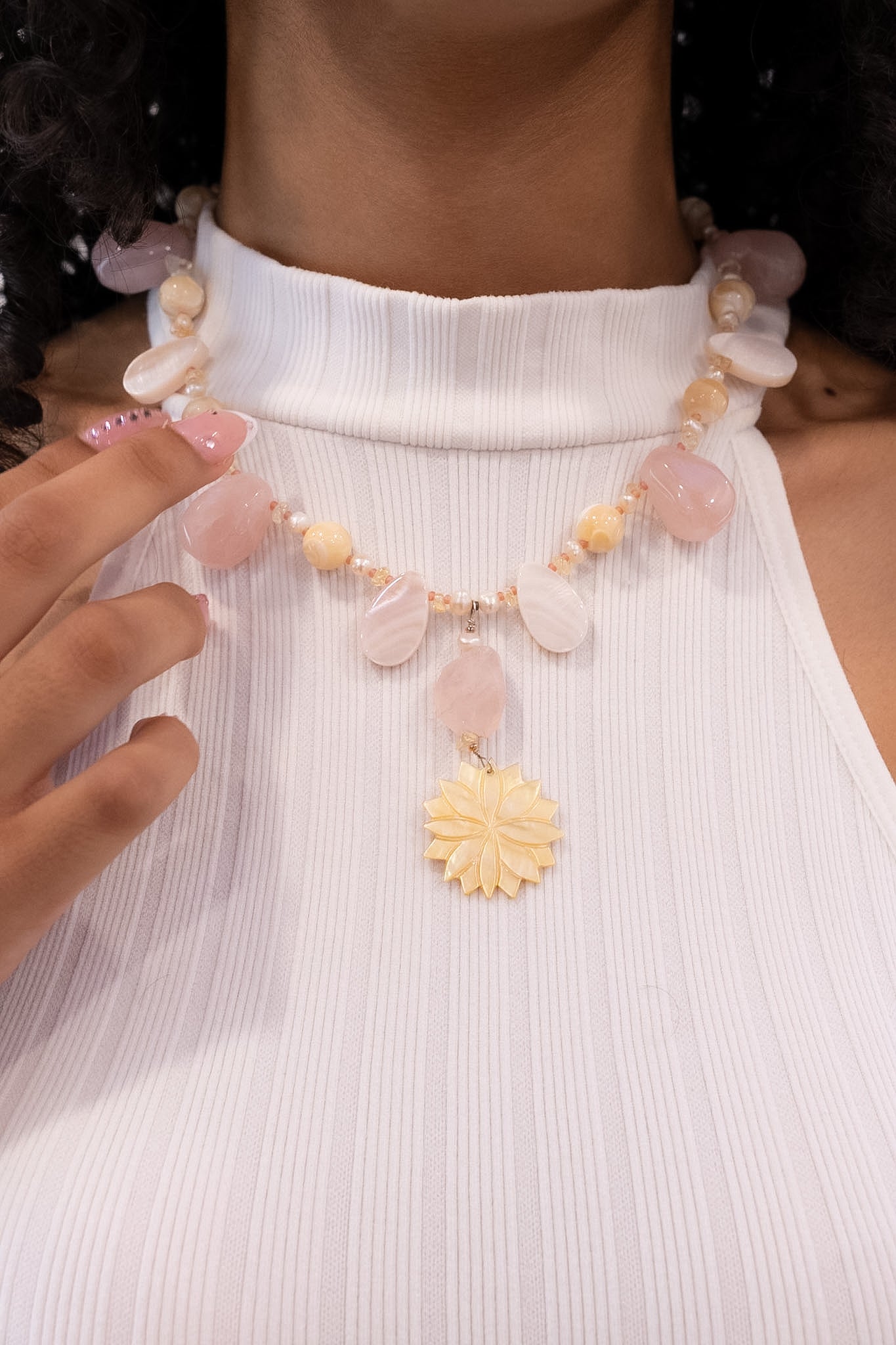 Blush Bloom Necklace