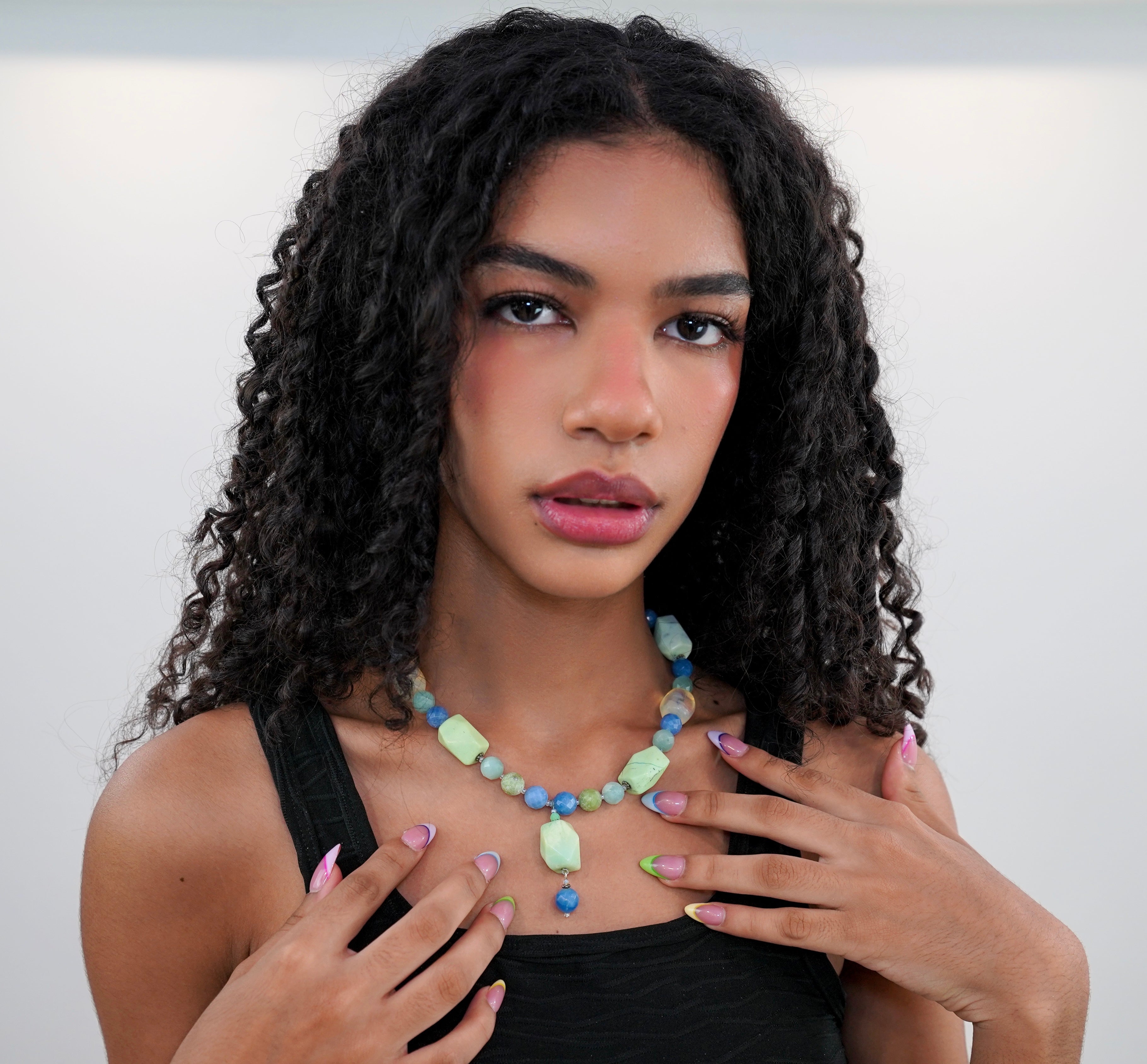 Seafoam Drop Necklace