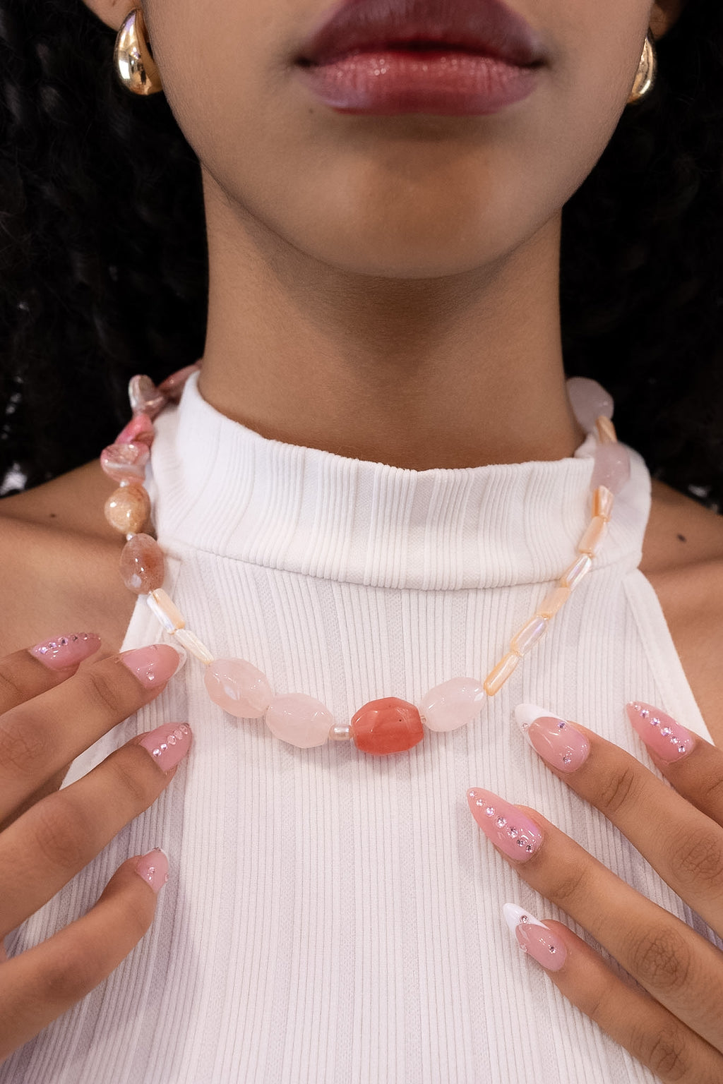 Rosé Glow Necklace