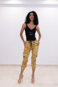 Golden Cargo Pants