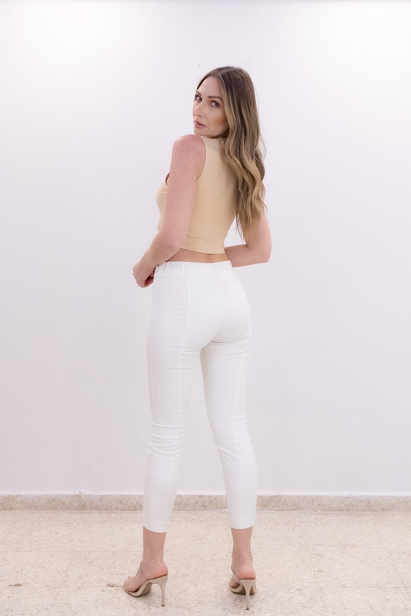 Ivory Sculpt Pants