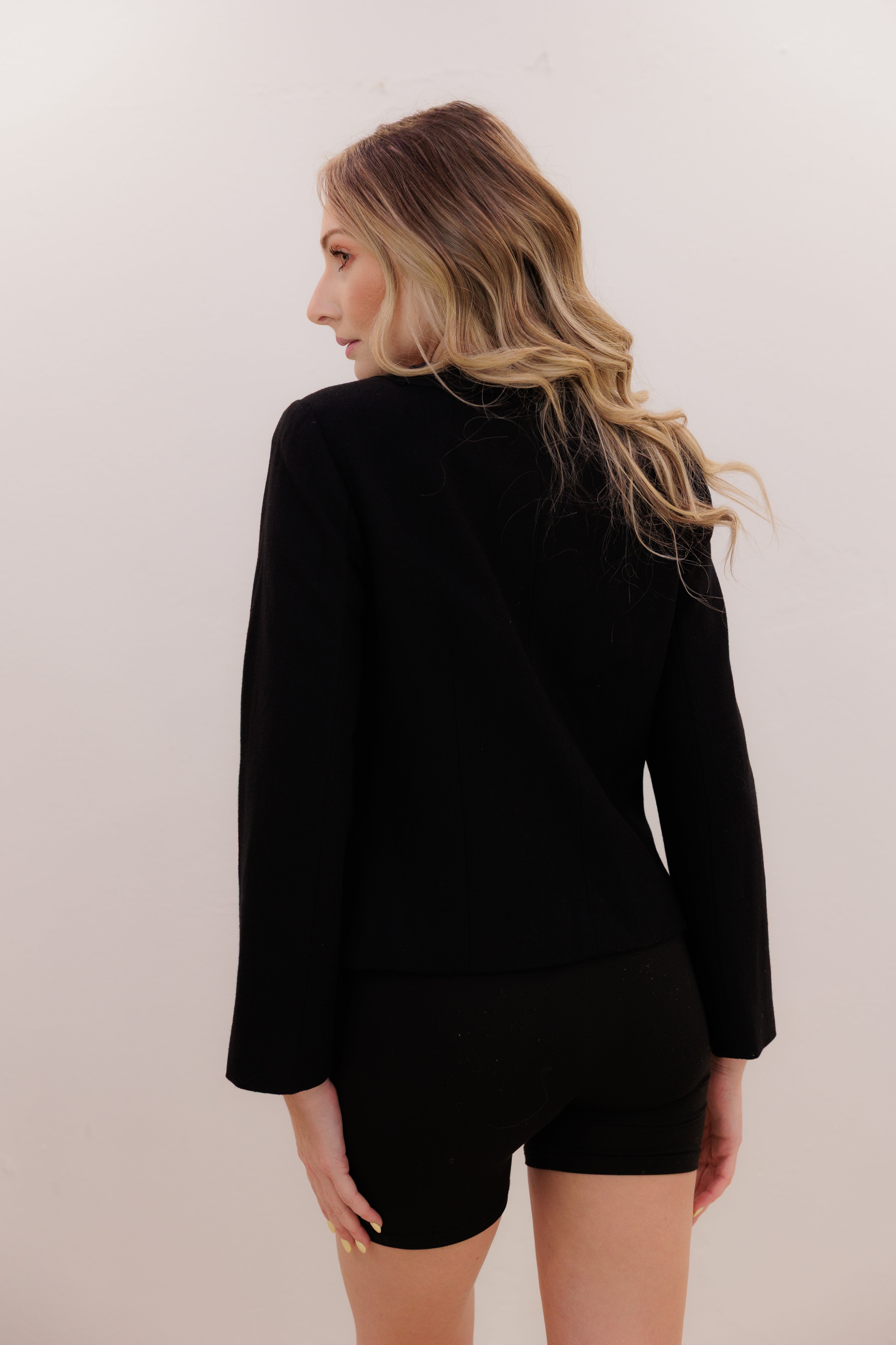 Ruffle Blazer