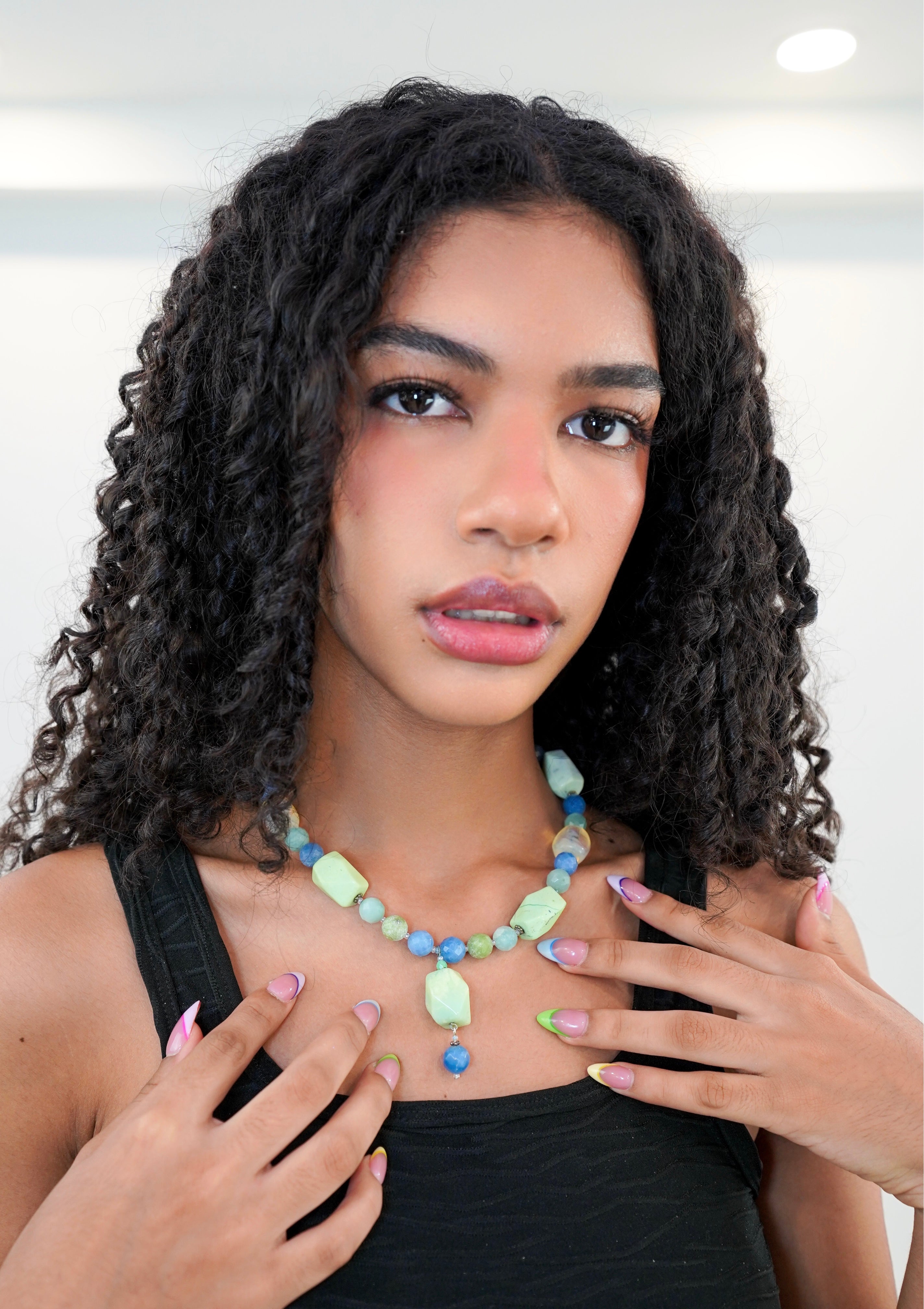 Seafoam Drop Necklace