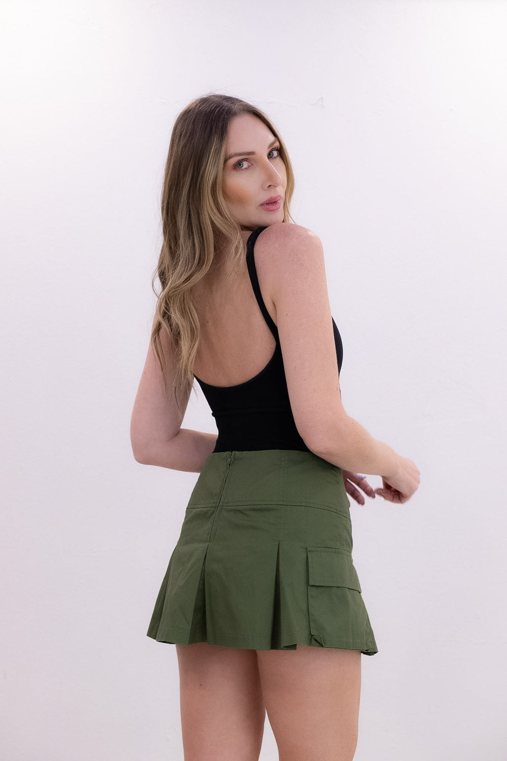Olive Rush Skirt