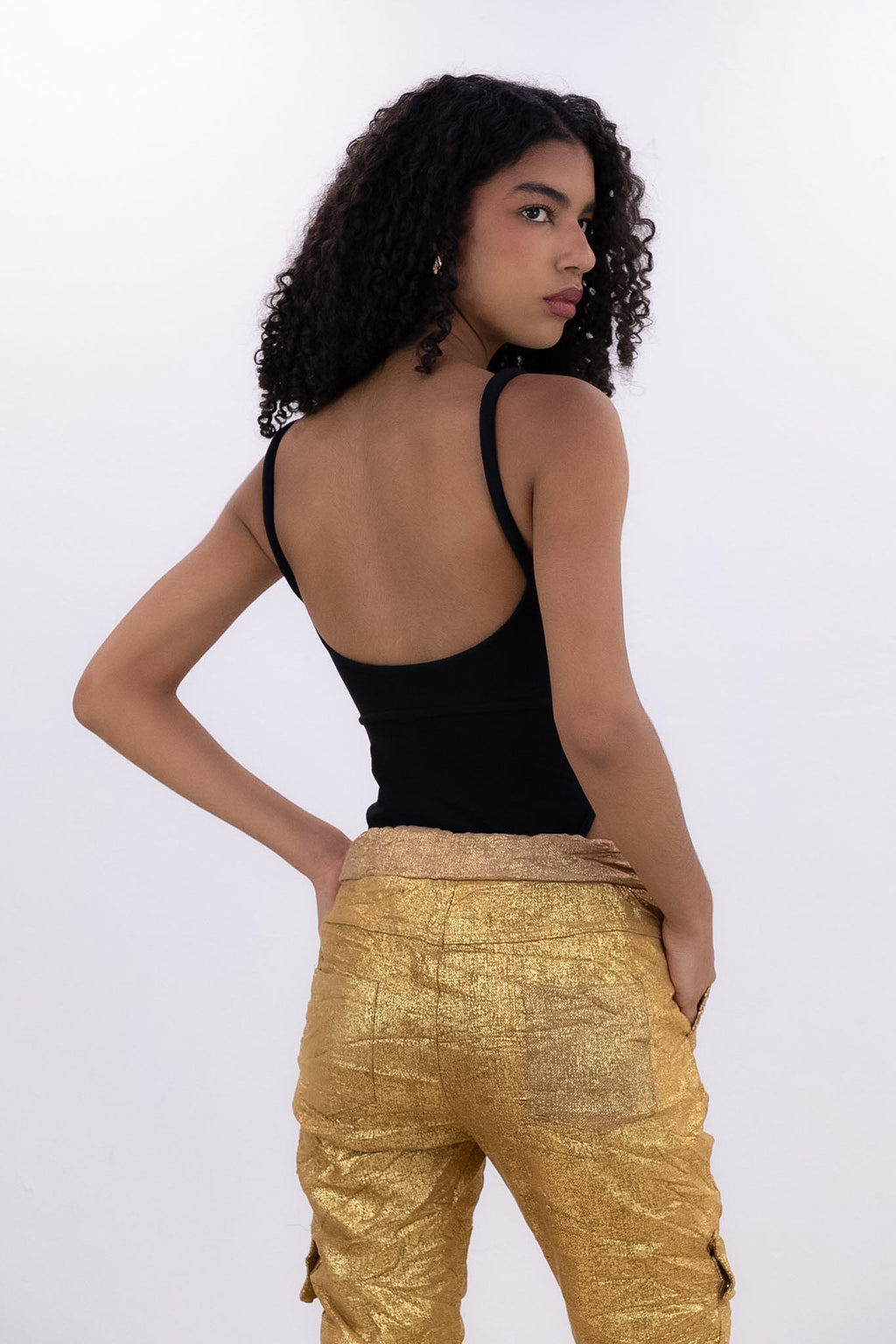 Golden Cargo Pants