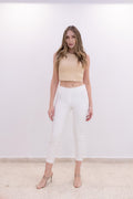 Ivory Sculpt Pants