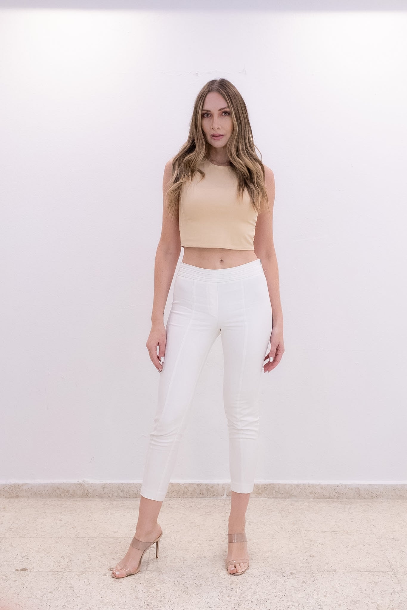 Ivory Sculpt Pants