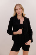 Ruffle Blazer