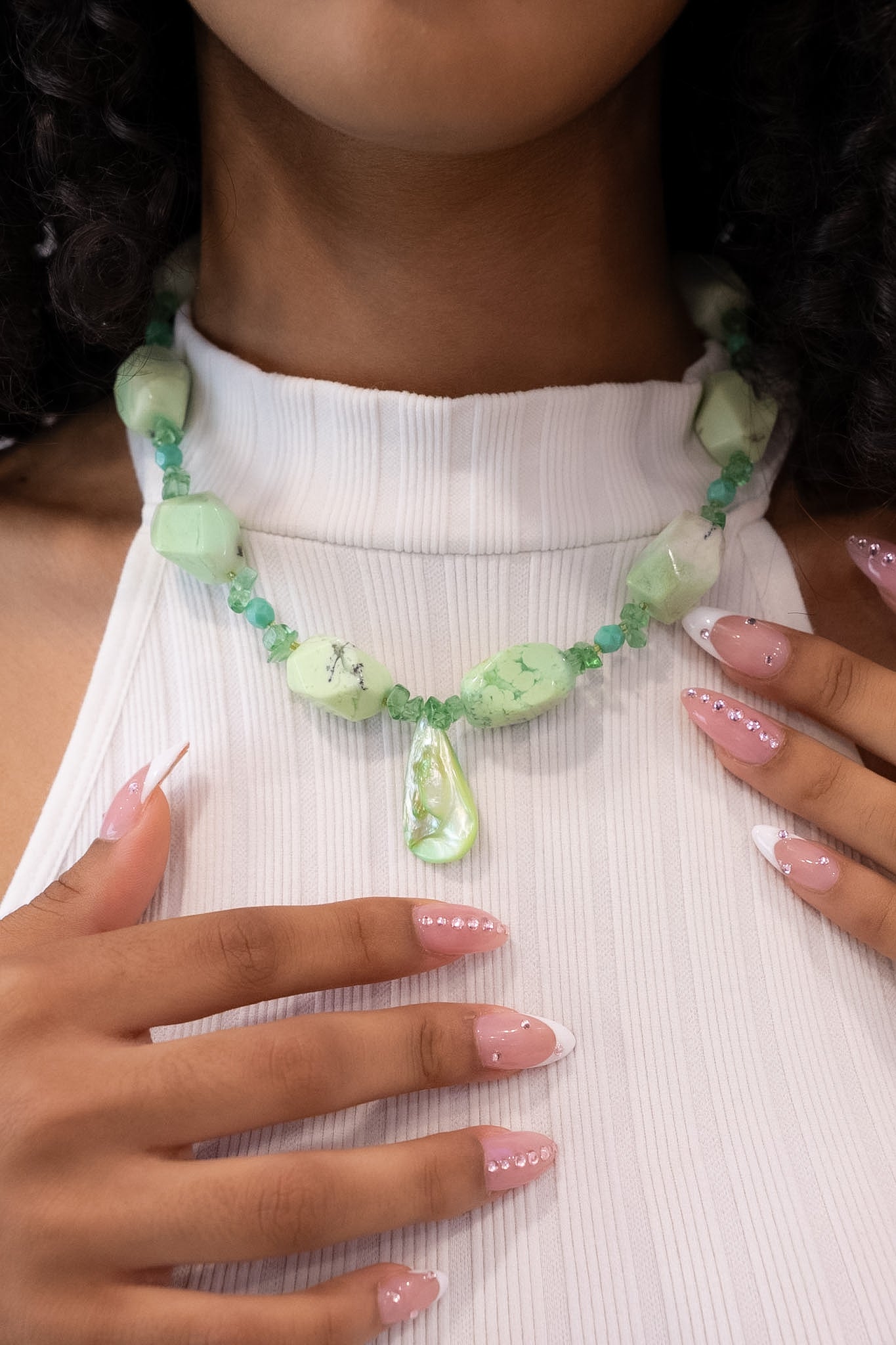 Mint Glow Necklace
