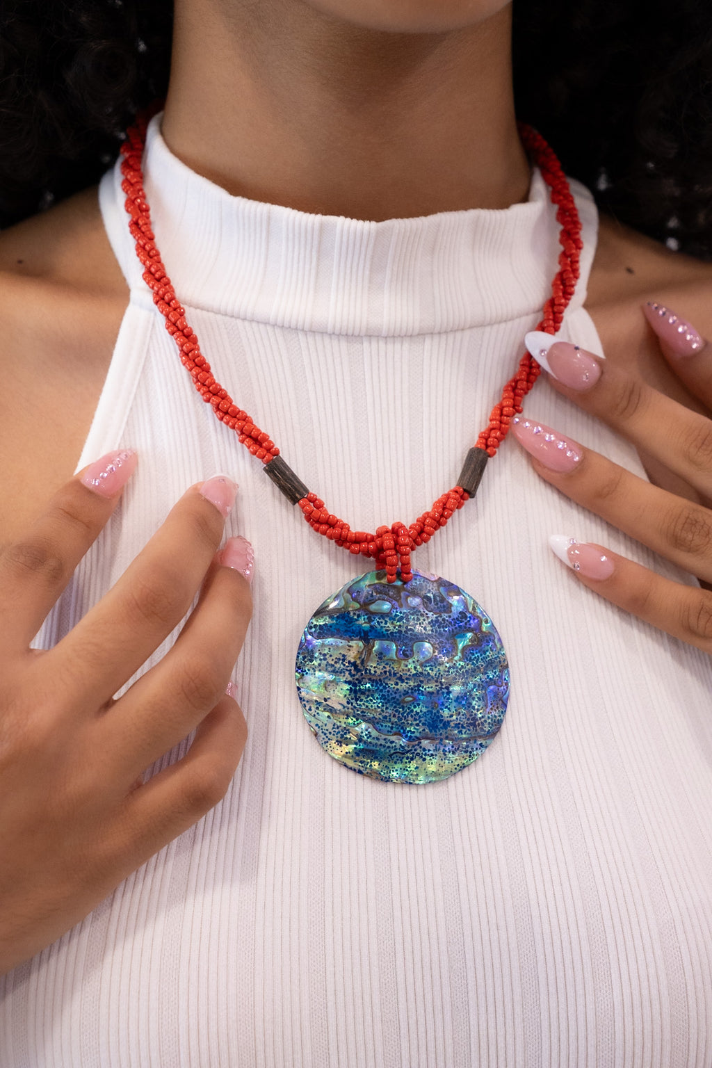 Ocean Flame Necklace