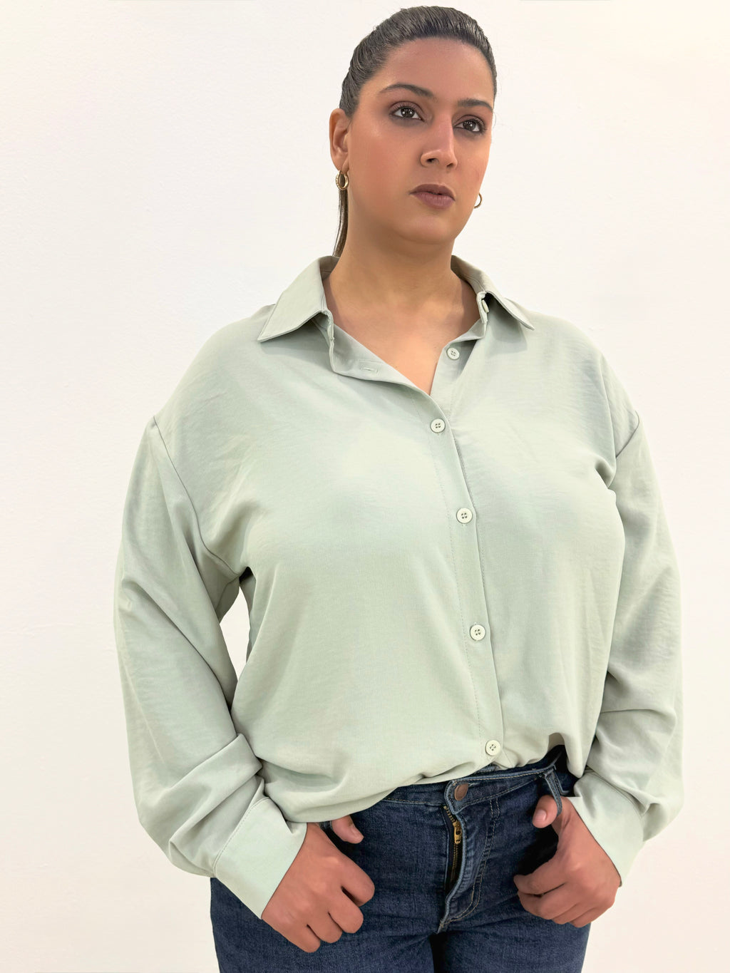Sage Executive Blouse
