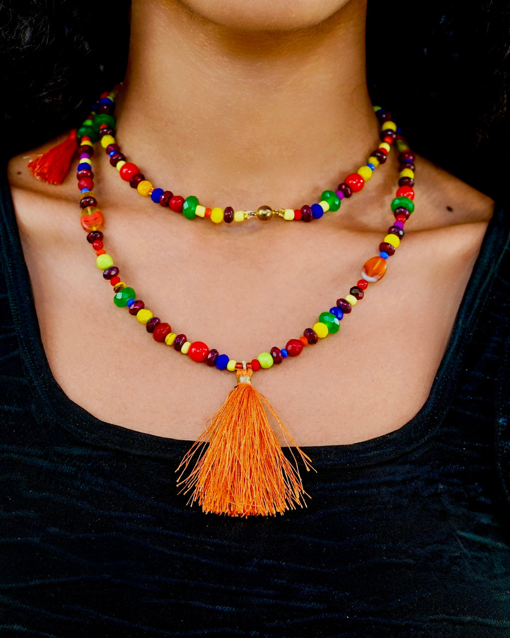 Fiesta Tassel Necklace