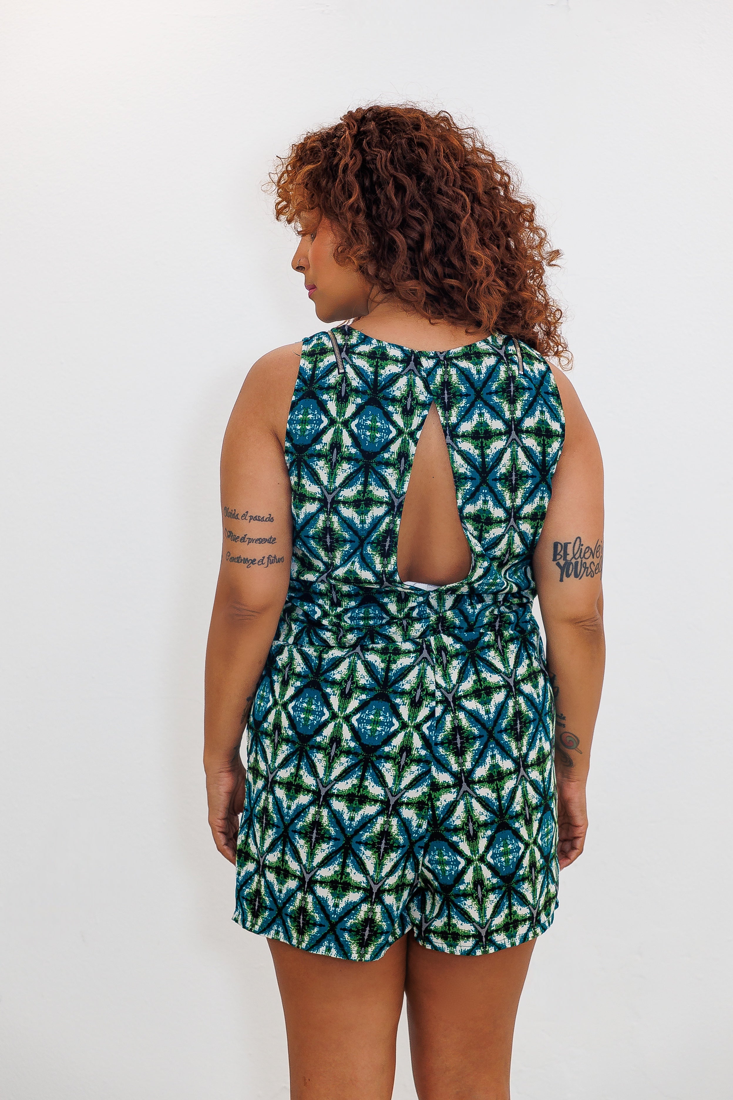Emerald Edge Romper