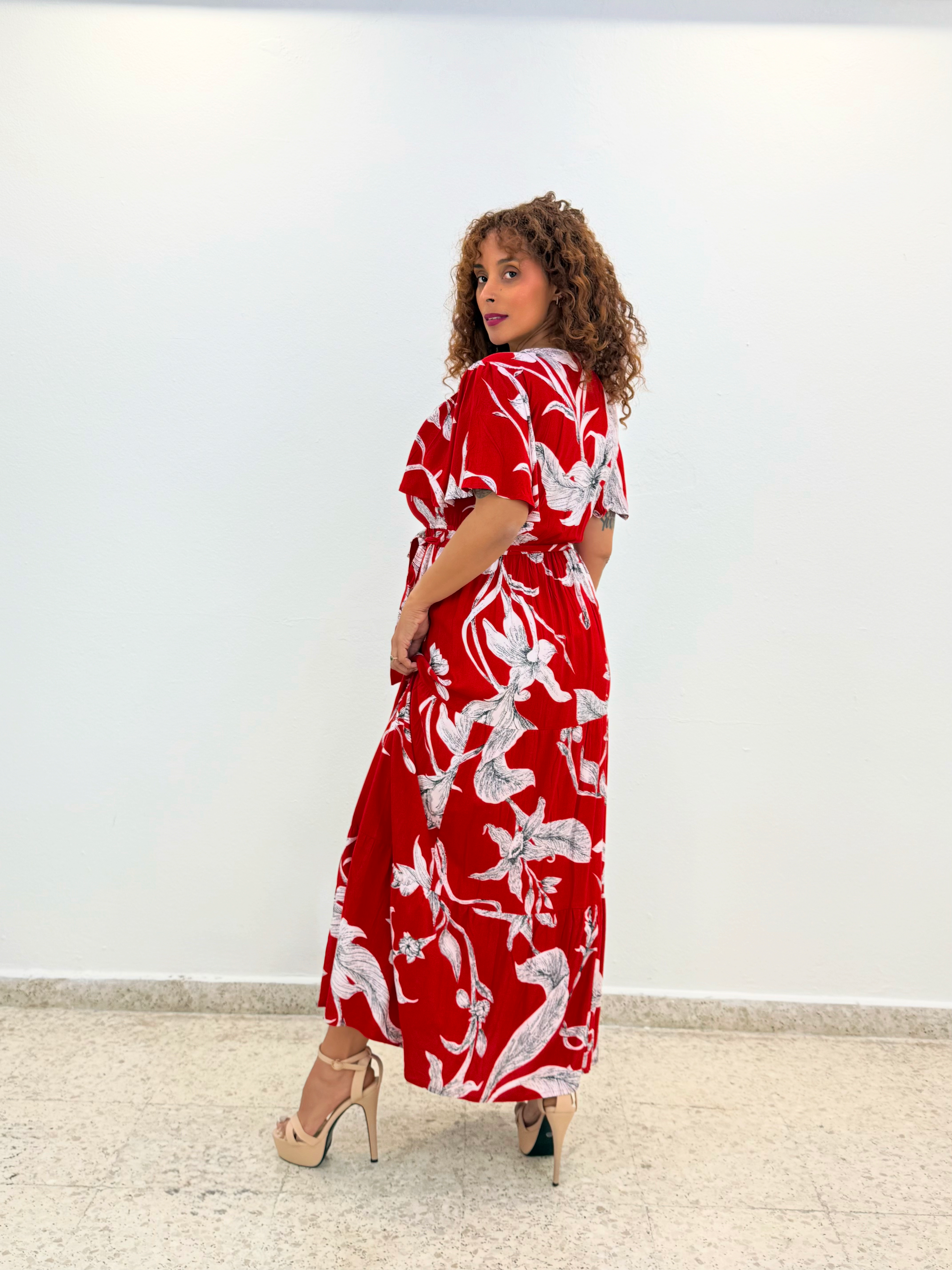 Scarlet Bloom Dress