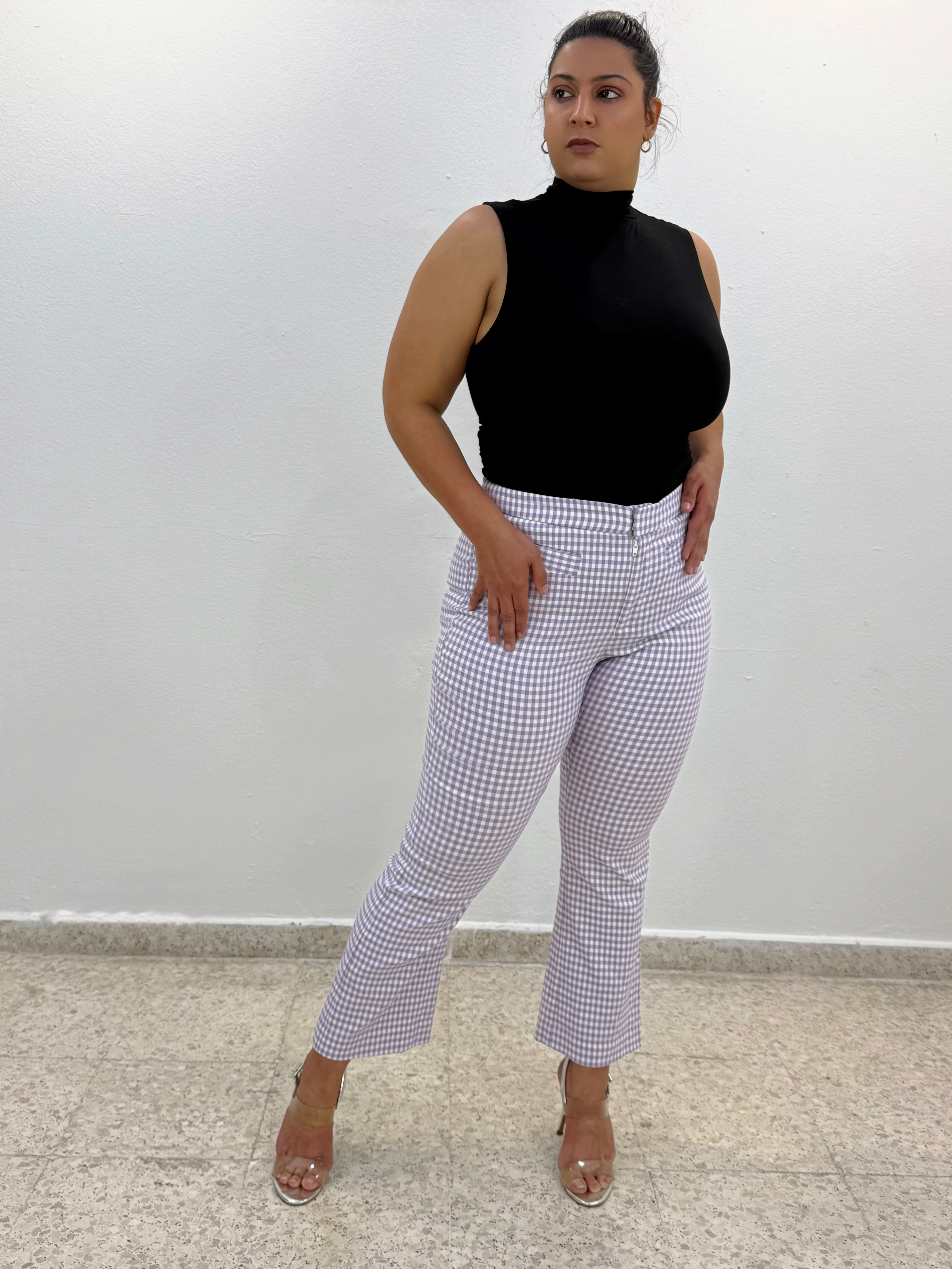 Lavender Office Pants