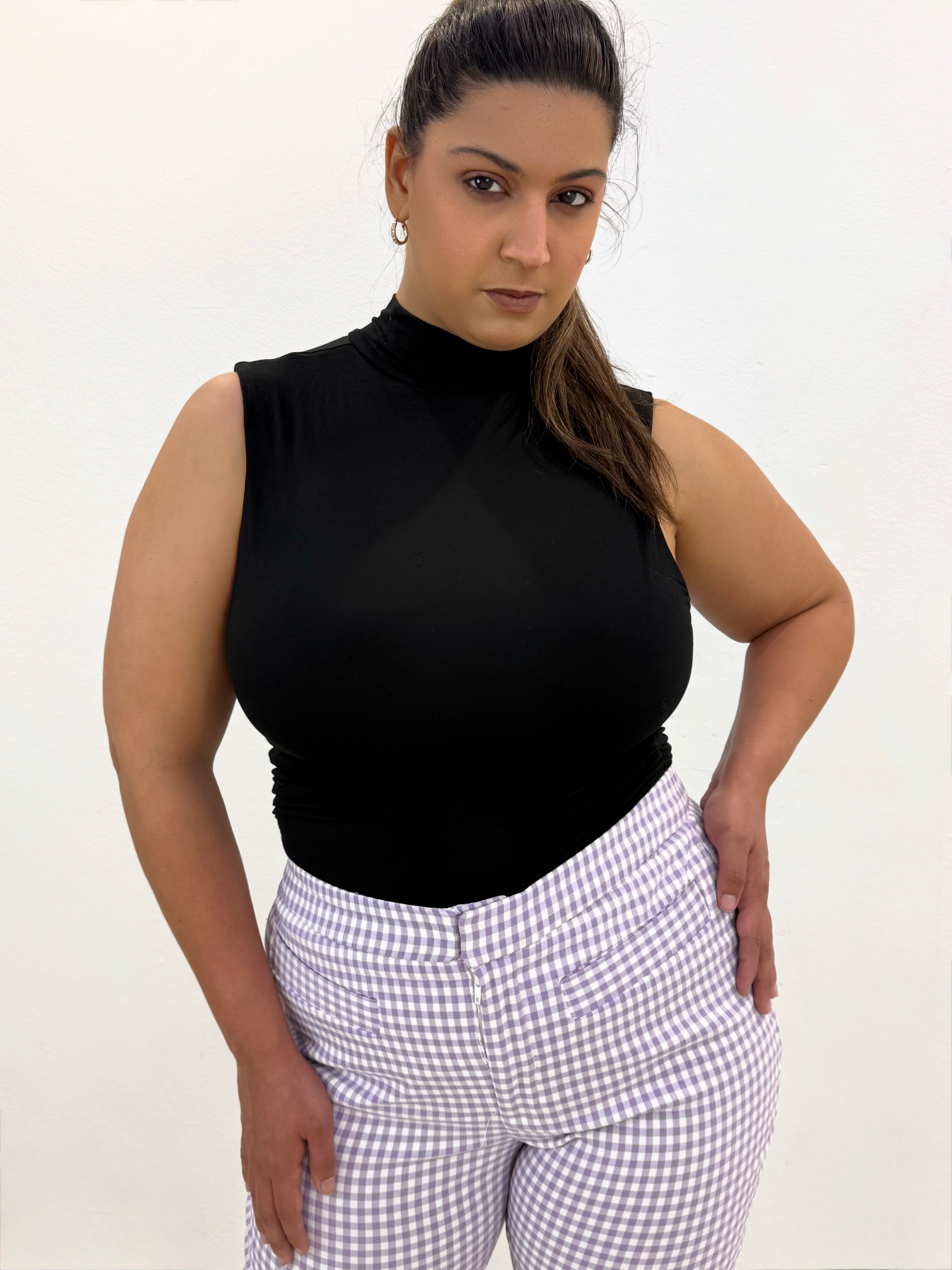 Lavender Office Pants
