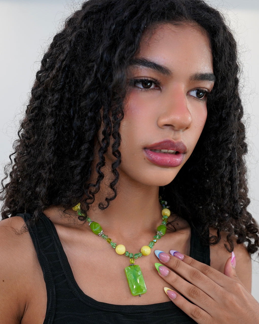 Lime Glow Necklace
