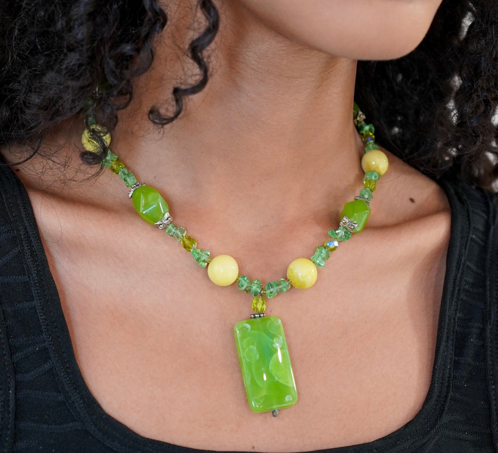 Lime Glow Necklace