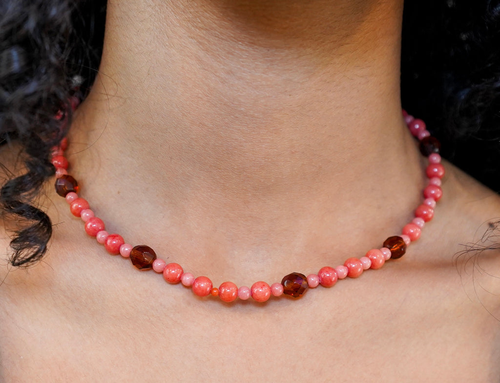 Coral Glow Necklace