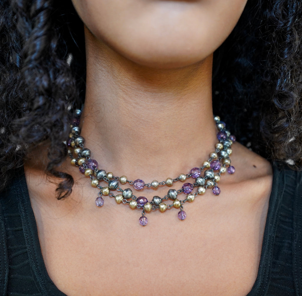 Lavender Moon Necklace