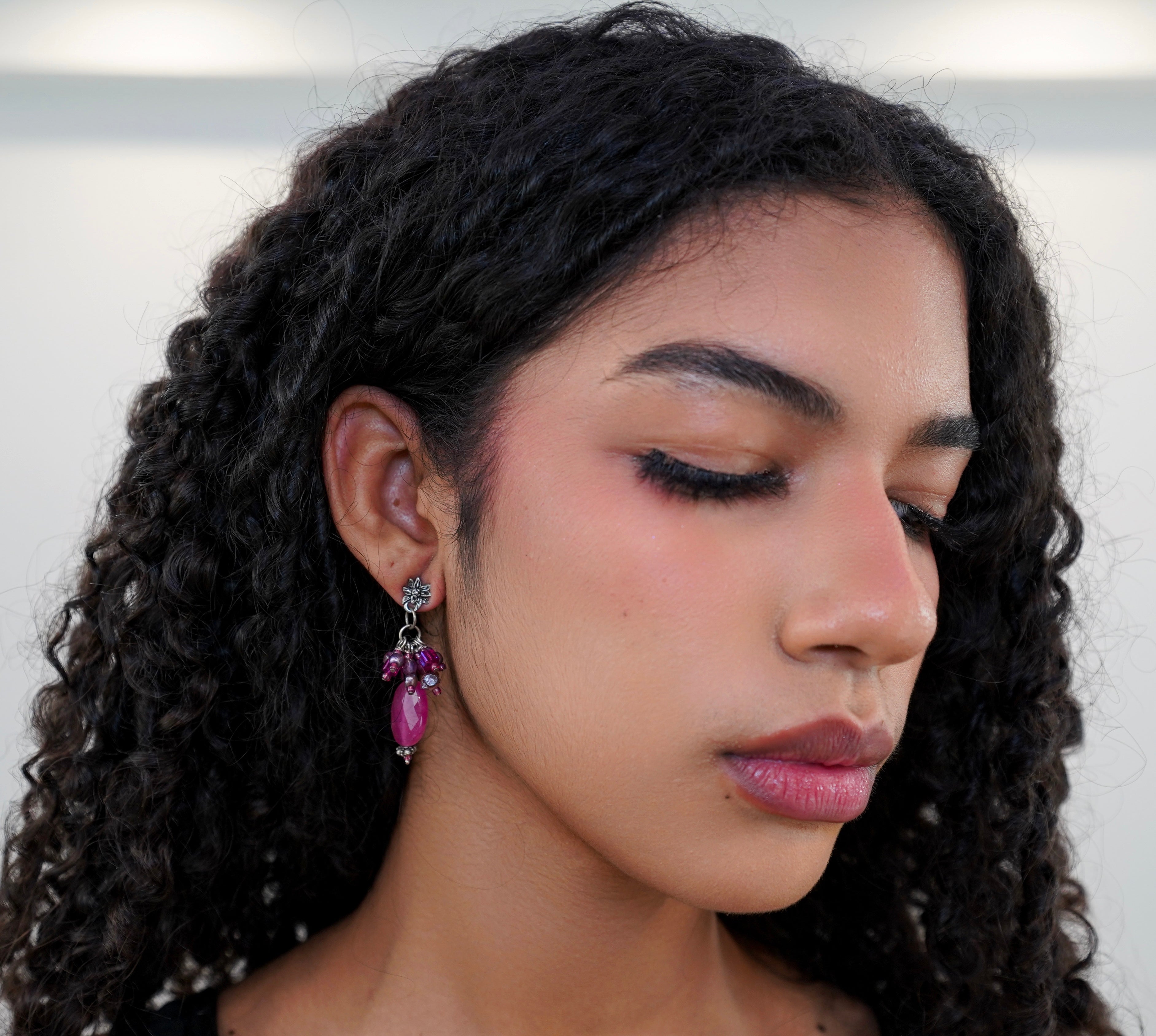 Berry Bloom Earrings