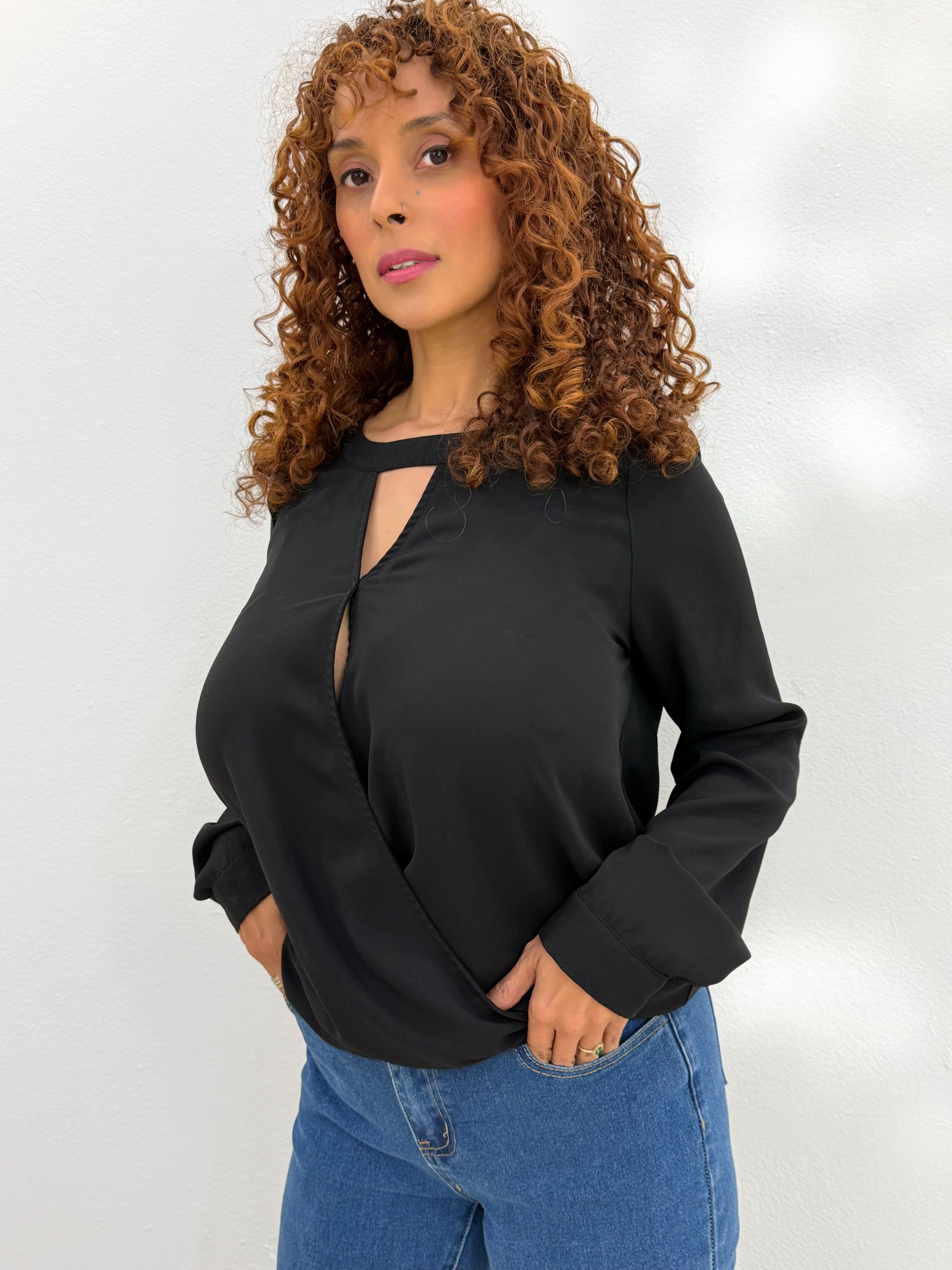 Keyhole Blouse