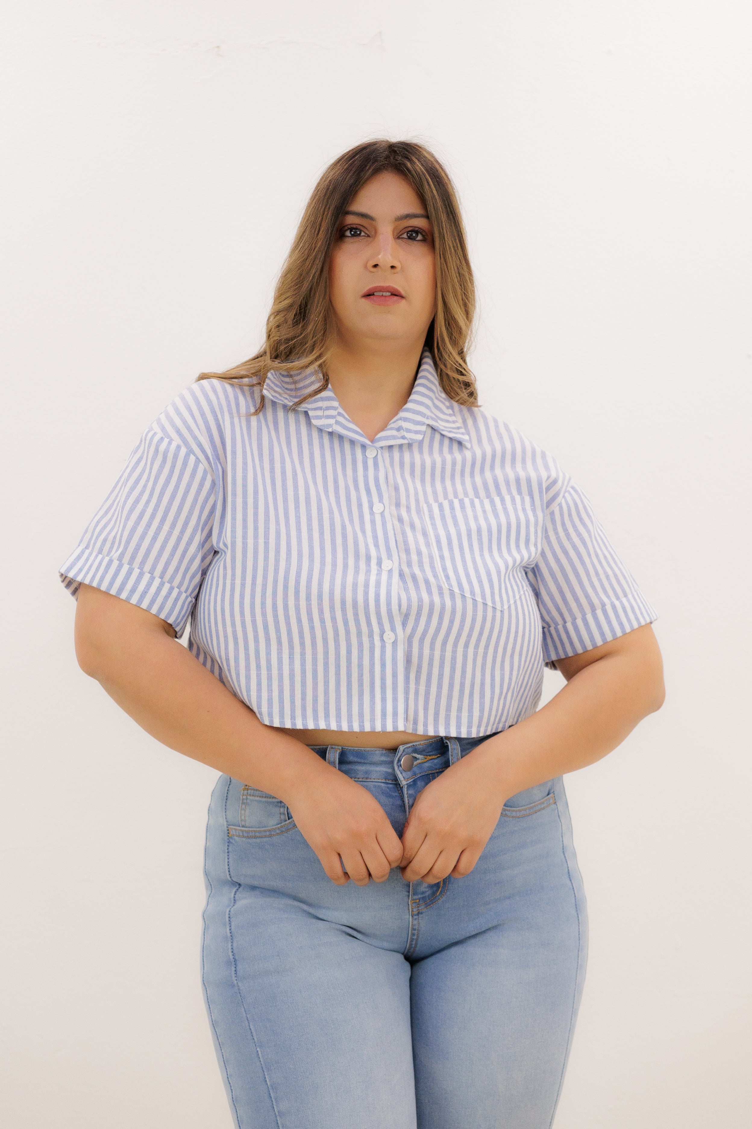 Sky Stripe Top