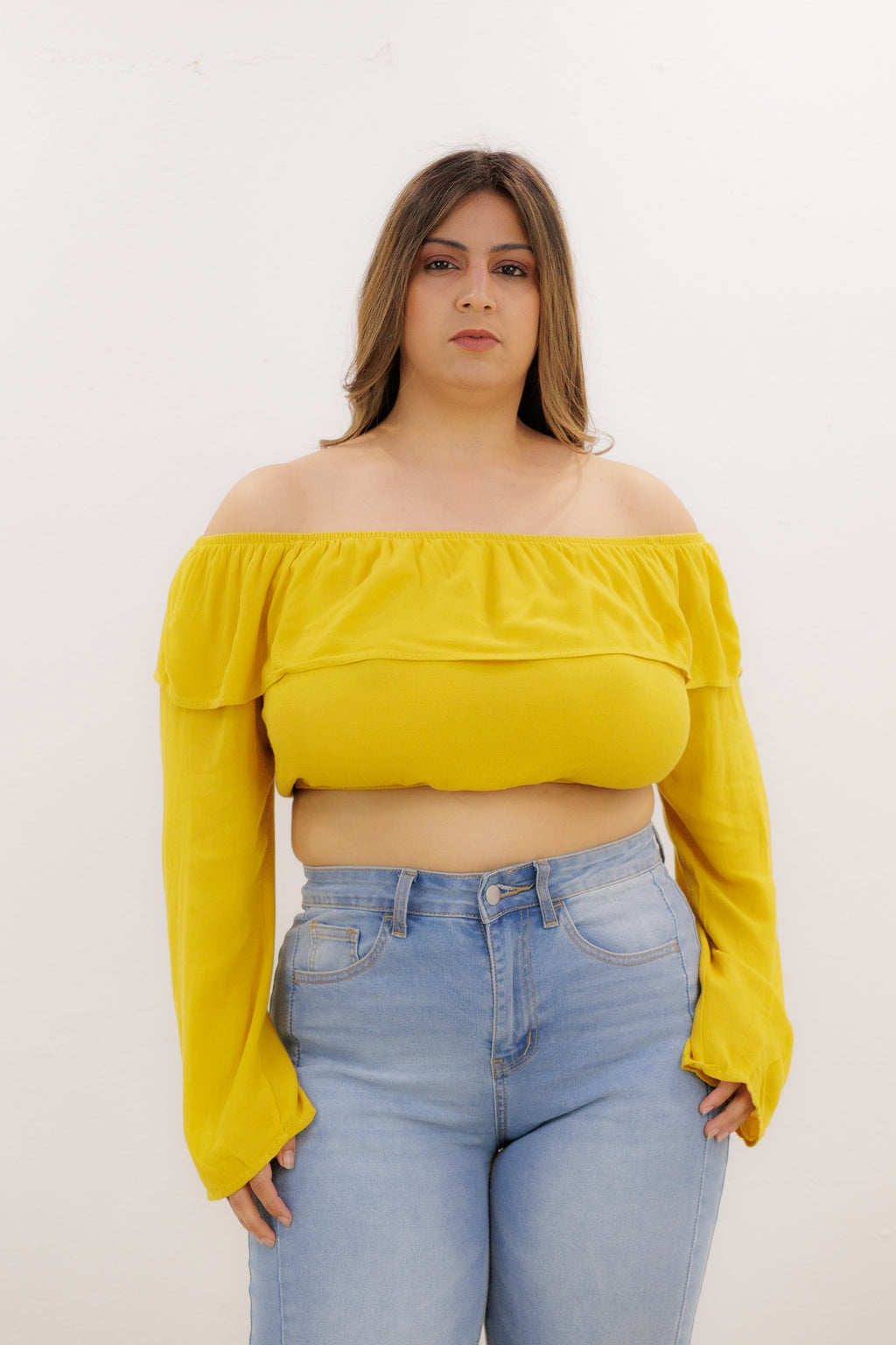 Sunbeam Off-Shoulder Top