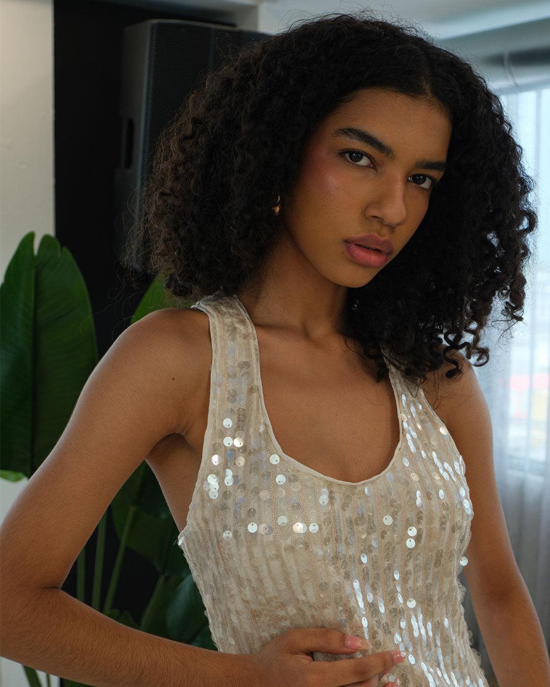 Champagne Glow Dress